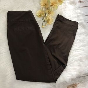 Old Navy Stretch Brown dress pants trousers‎ size 8
